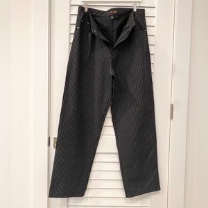 Men’s BC Ethic 2206 Black & White Pinstripe Pants. Size 36.